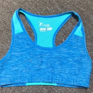 Two toned old navel sport bra